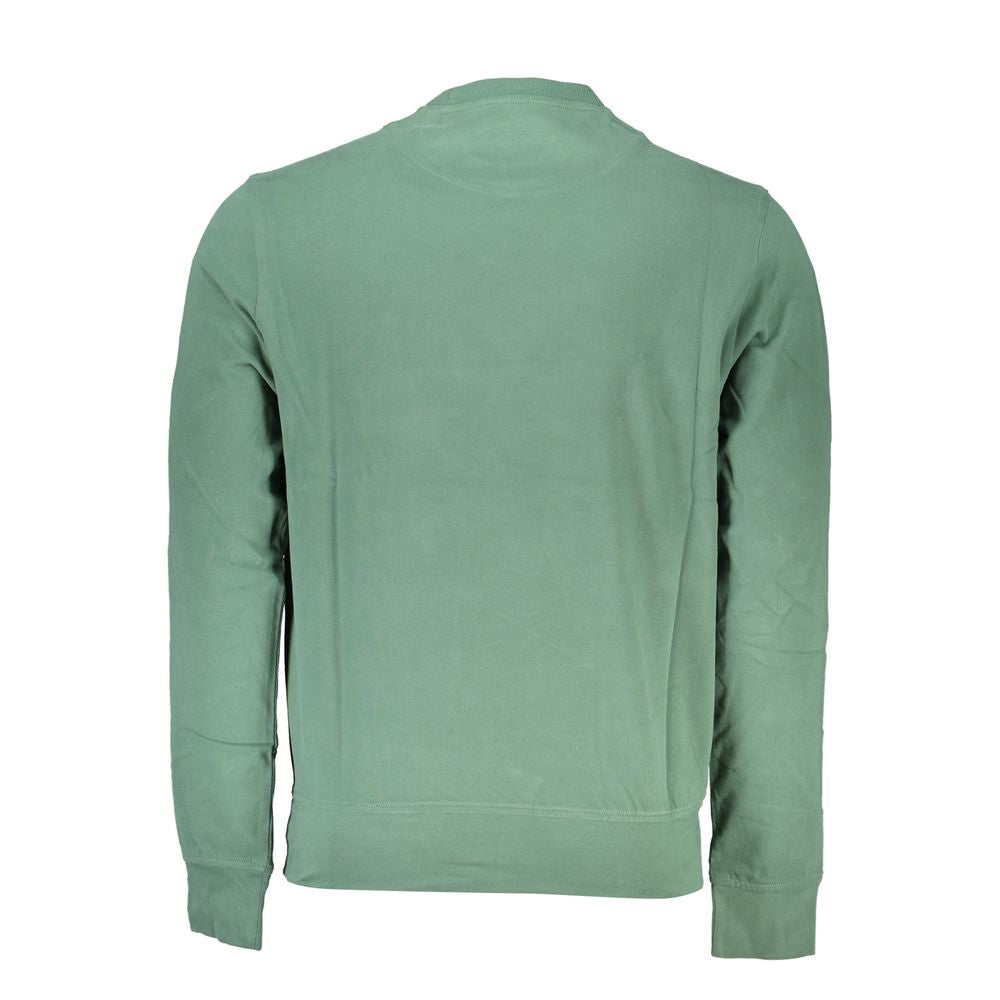 Harmont & Blaine Elegant Emerald Crew Neck Sweater