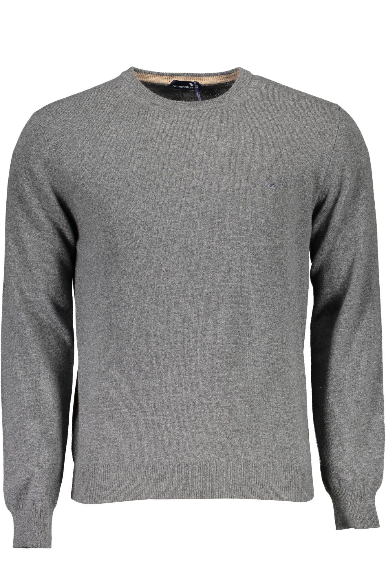 Harmont & Blaine Elegant Gray Wool-Cashmere Men's Sweater