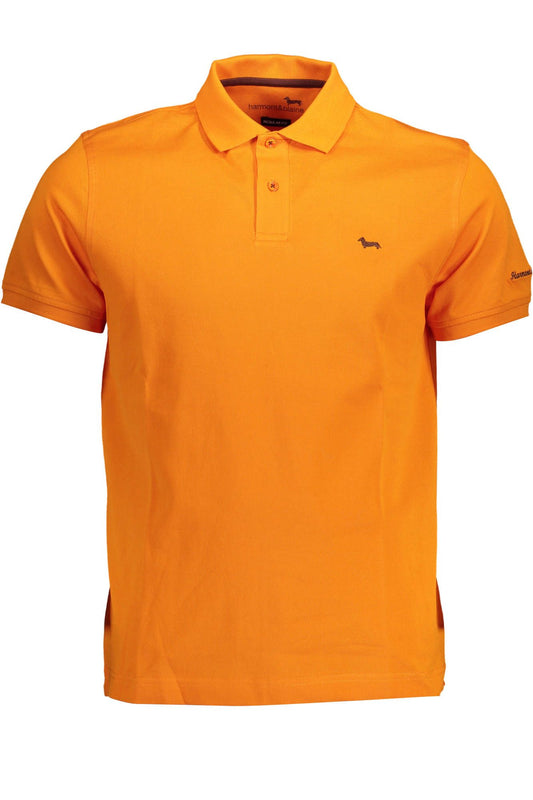 Harmont & Blaine Transitional Orange Cotton Polo for Men