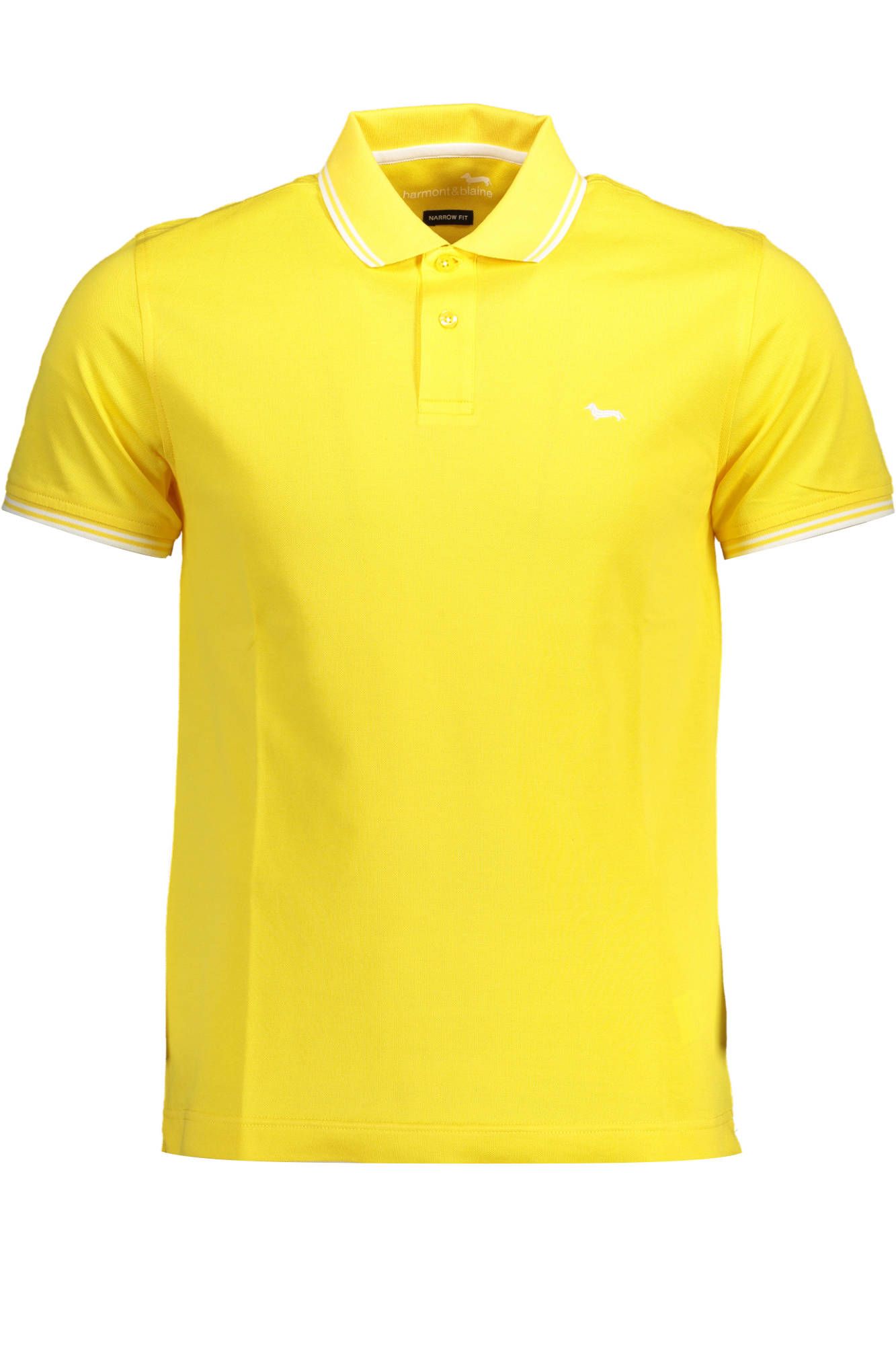 Harmont & Blaine Sunshine Yellow Narrow Fit Polo