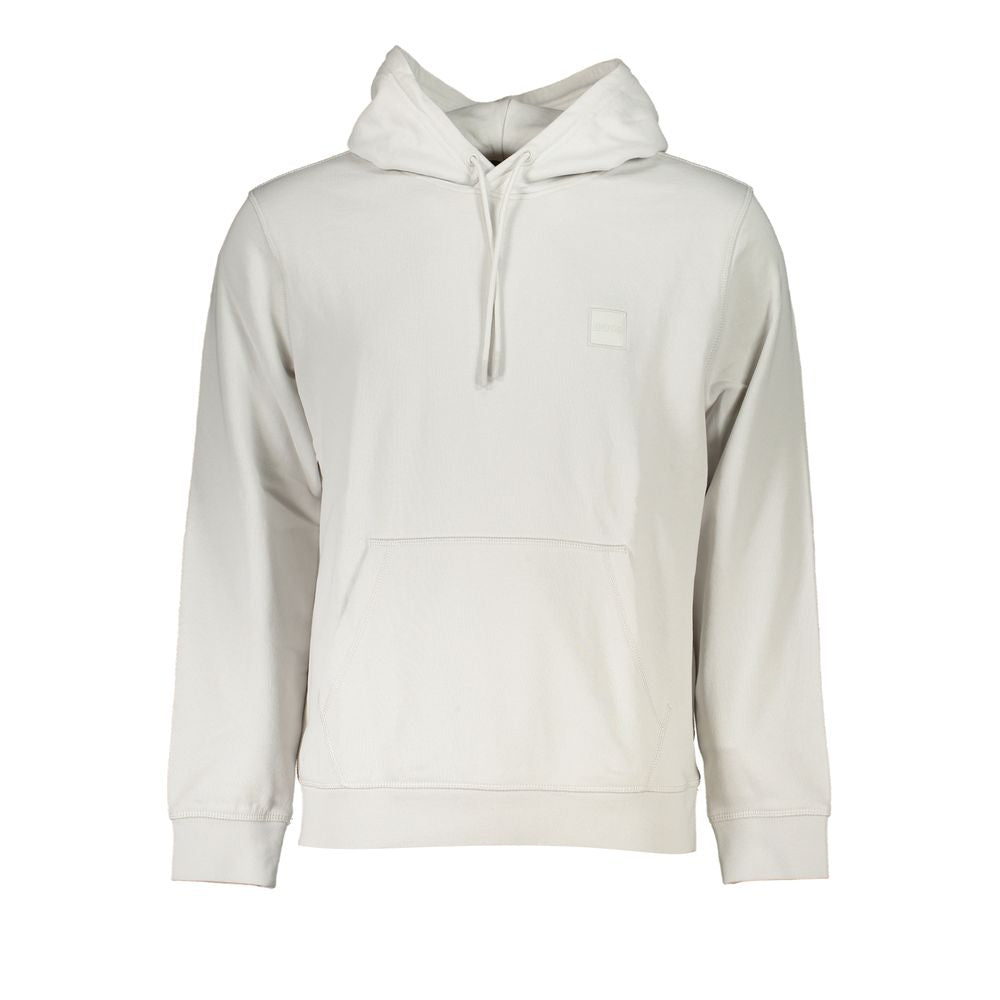 Hugo Boss Sleek Organic Cotton Hooded Sweatshirt