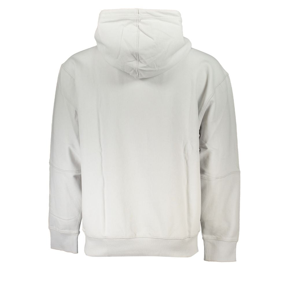 Hugo Boss Elegant Long-Sleeved Hooded Sweatshirt in Gray