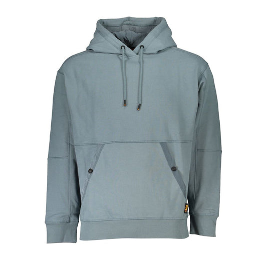 Hugo Boss Green Fleece Hooded Sweatshirt with Logo