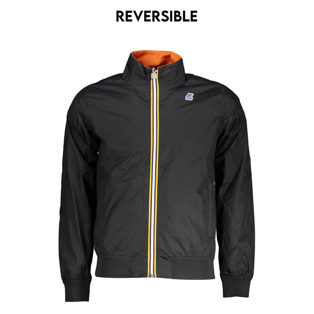 K-WAY Sleek Waterproof Sports Jacket with Contrast Details