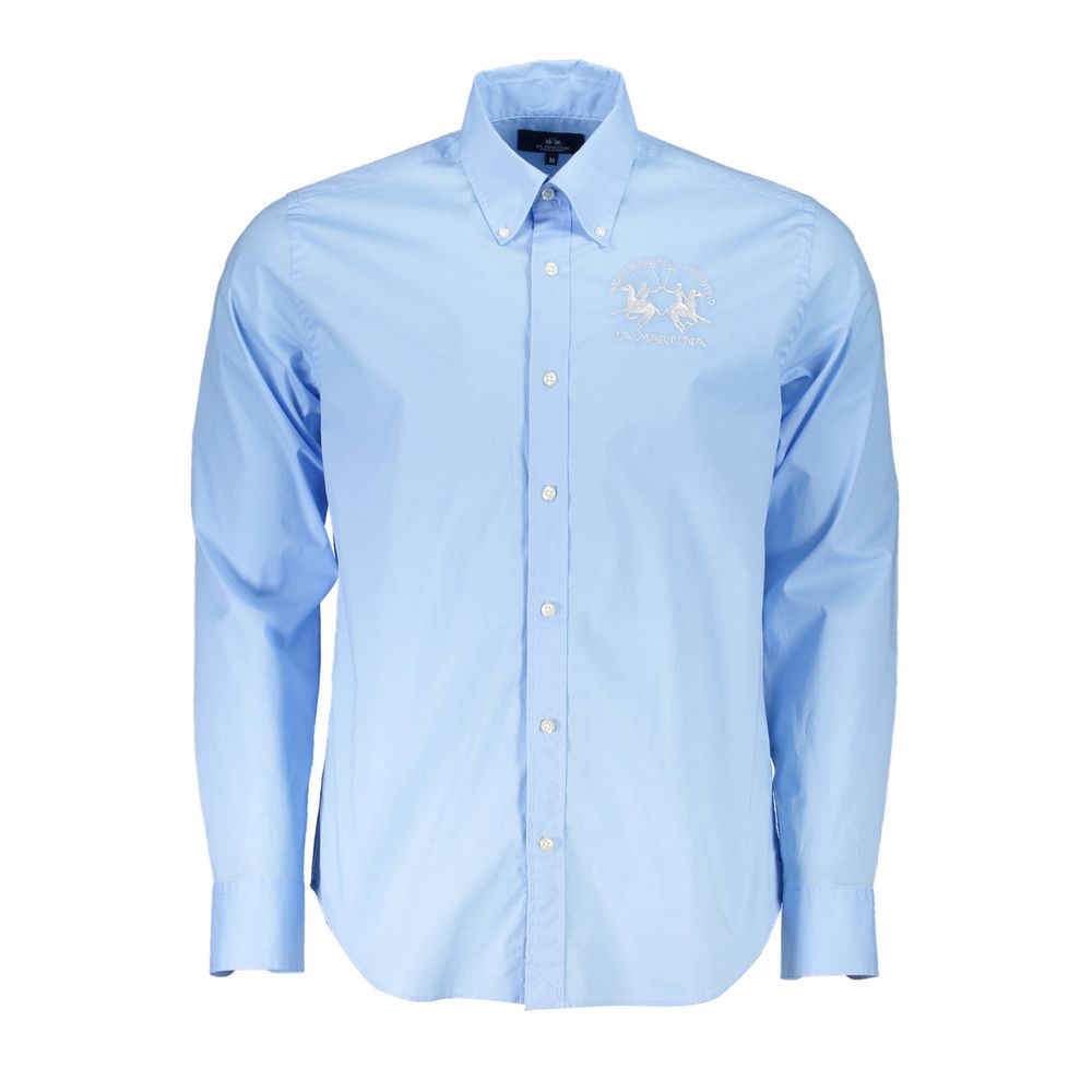 La Martina Elegant Light Blue Regular Fit Shirt