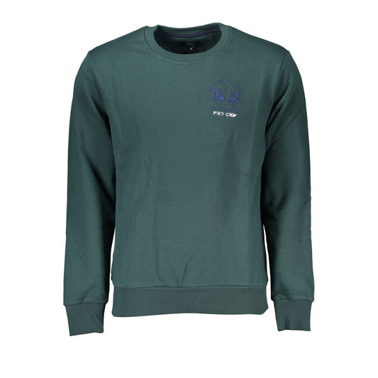 La Martina Emerald Crew Neck Cotton Sweater - Regular Fit