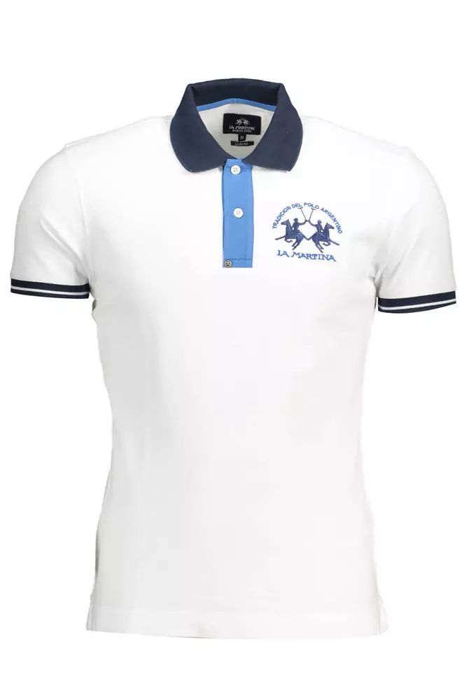 La Martina Elegant Slim Fit Polo with Contrasting Details