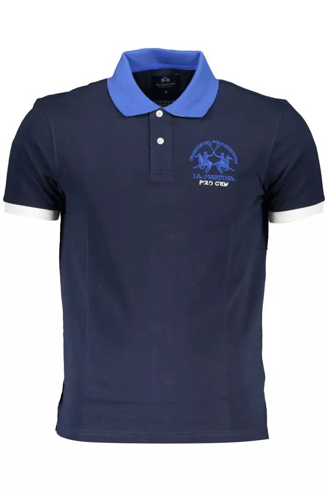 La Martina Chic Contrasting Detail Polo Shirt