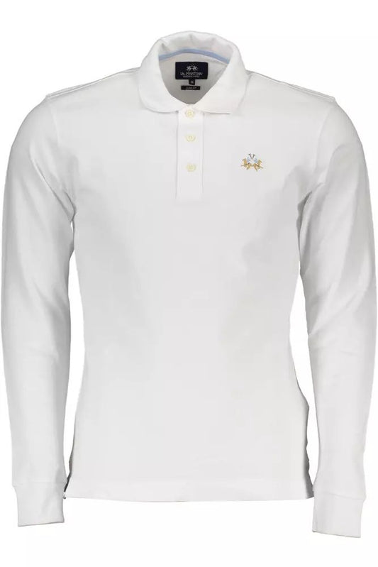 La Martina Elegant Slim Fit Long-Sleeved Polo Shirt