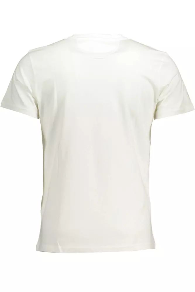 La Martina Crisp White Cotton Crew Neck Tee