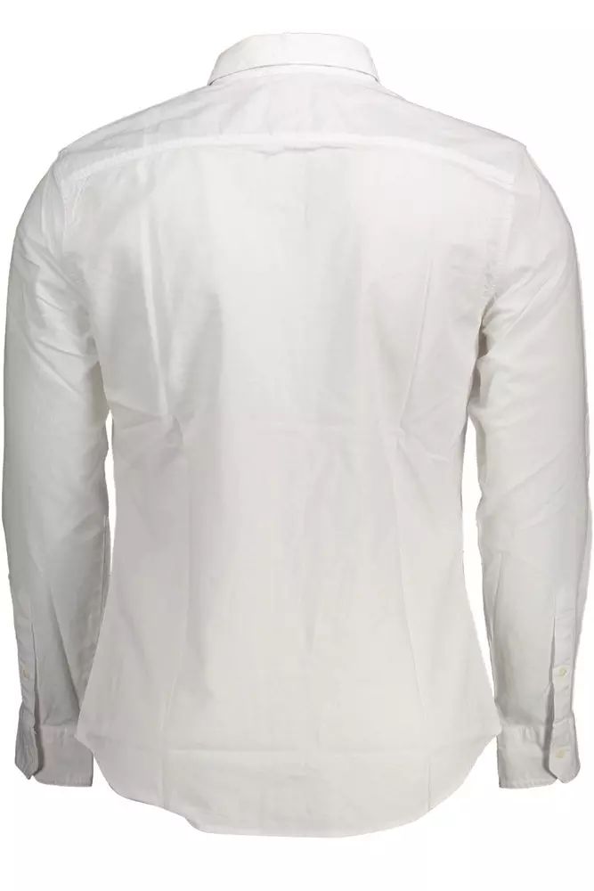 Levi's Elegant White Slim-Fit Button-Down Shirt