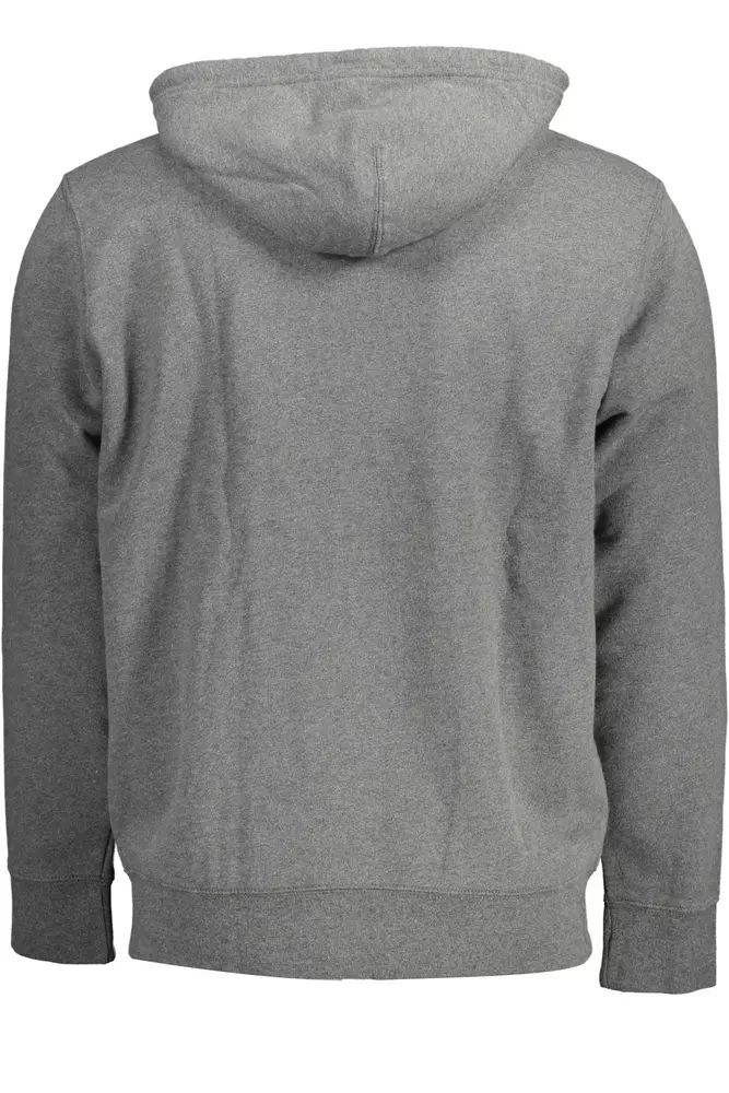 Levi's Classic Gray Zip Hoodie with Logo