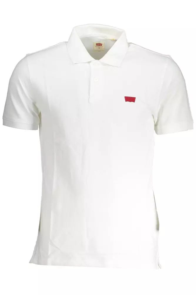 Levi's Chic Slim-Fit White Cotton Polo