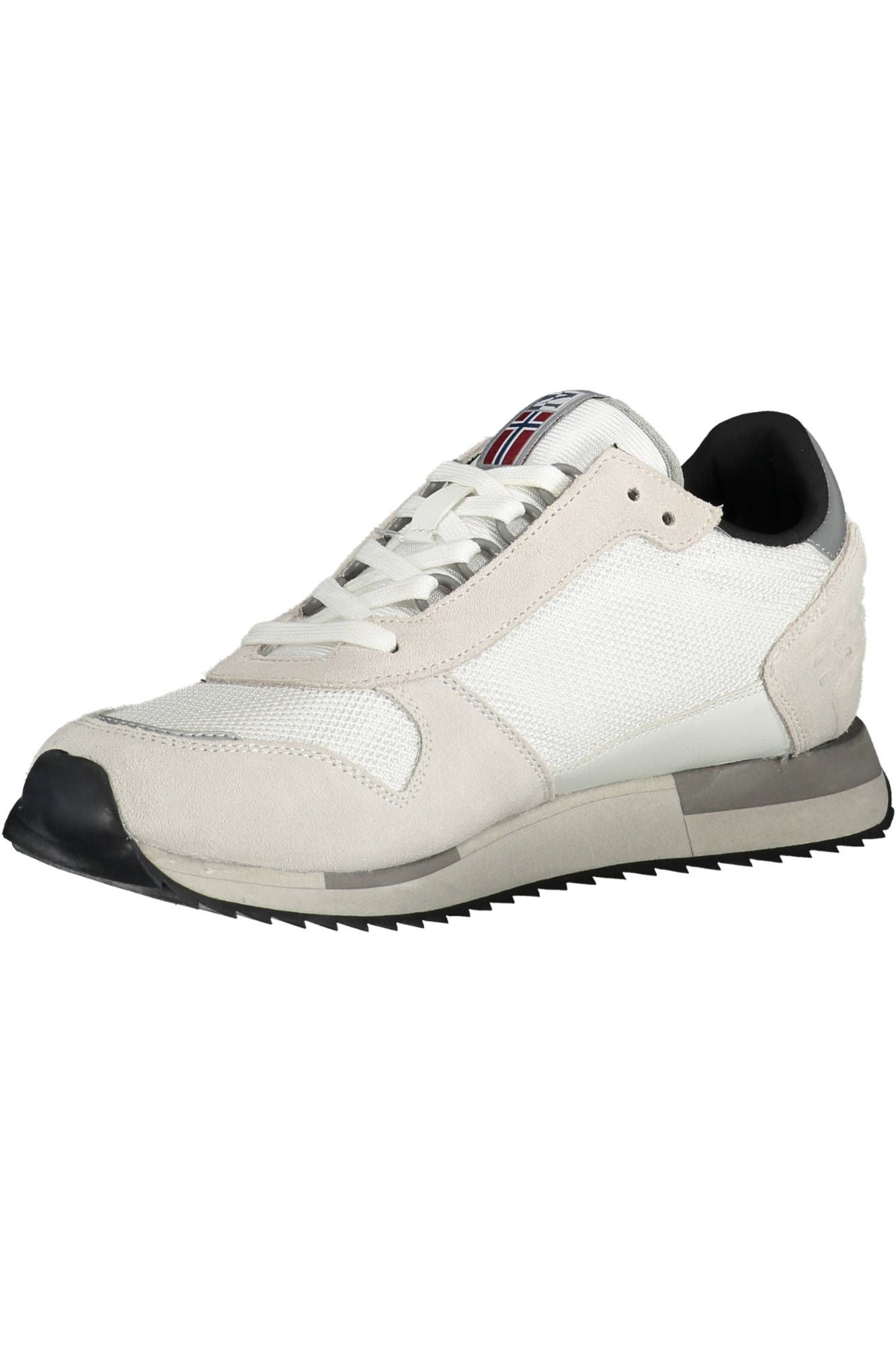 Napapijri Sleek White Sneakers with Contrasting Accents