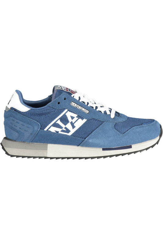 Napapijri Blue Athleisure Lace-Up Sneakers