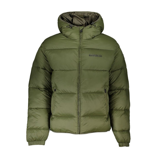 Napapijri Eco-Conscious Green Hooded Jacket