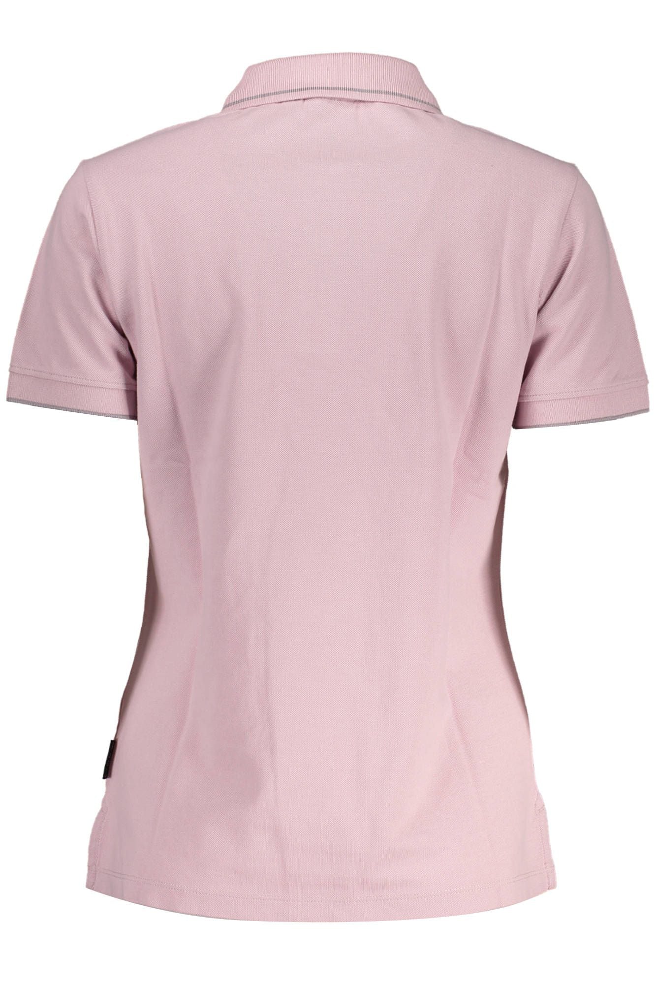 Napapijri Chic Pink Polo with Contrasting Details