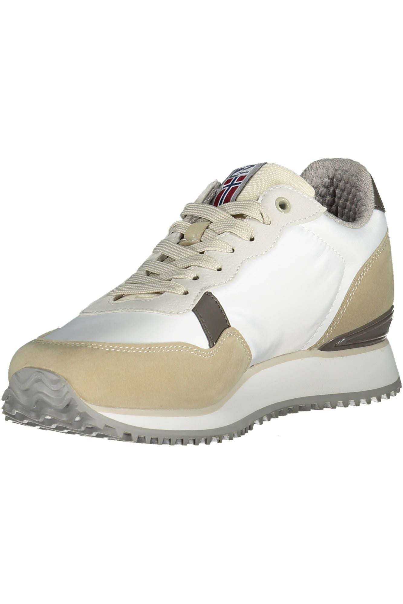 Napapijri Elegant White Sneakers with Contrasting Accents