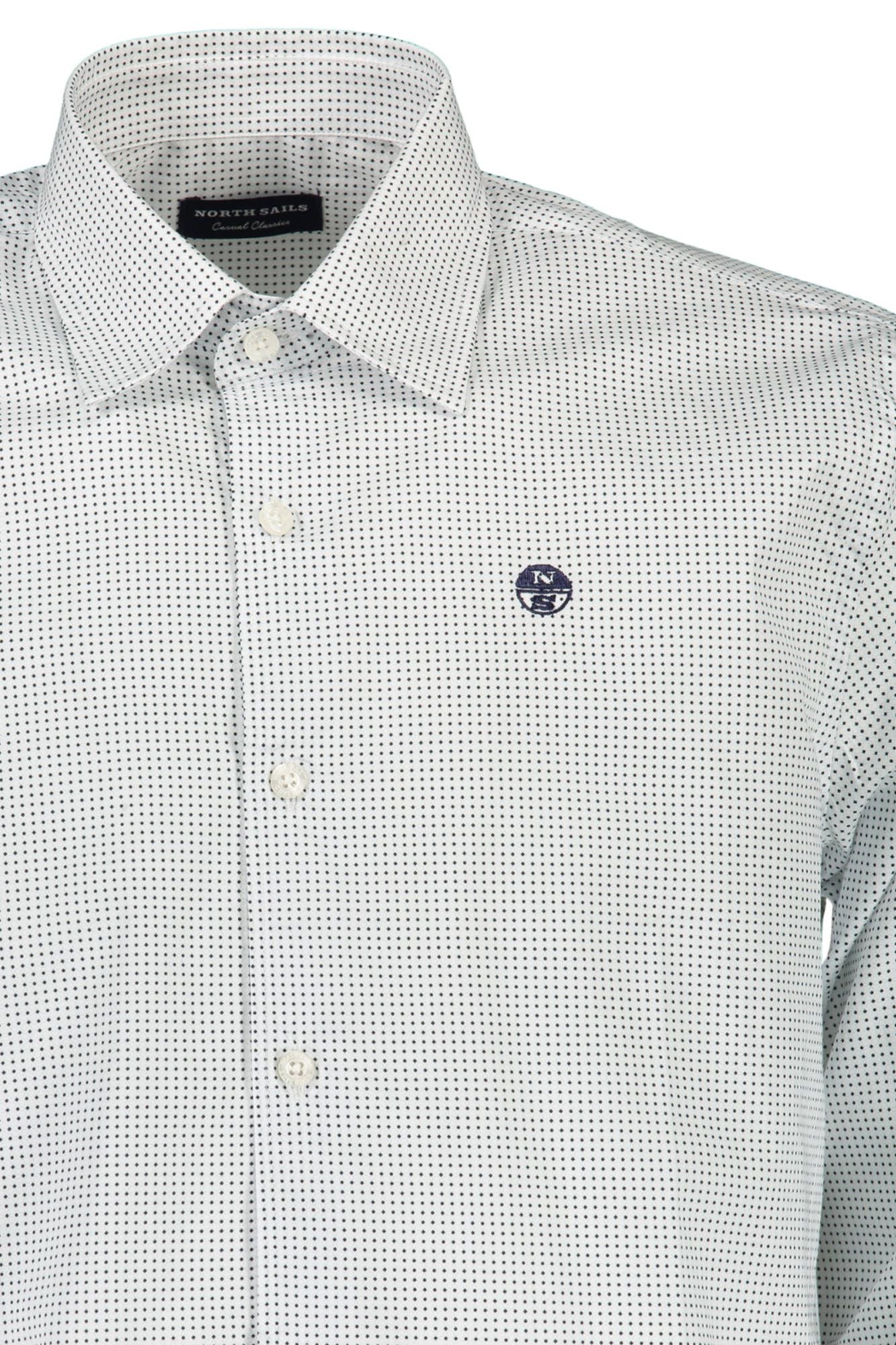 North Sails Elegant White Cotton Shirt for the Modern Man