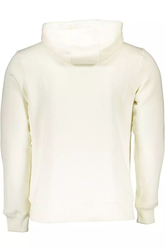 North Sails Chic White Hooded Sweatshirt - Casual Comfort