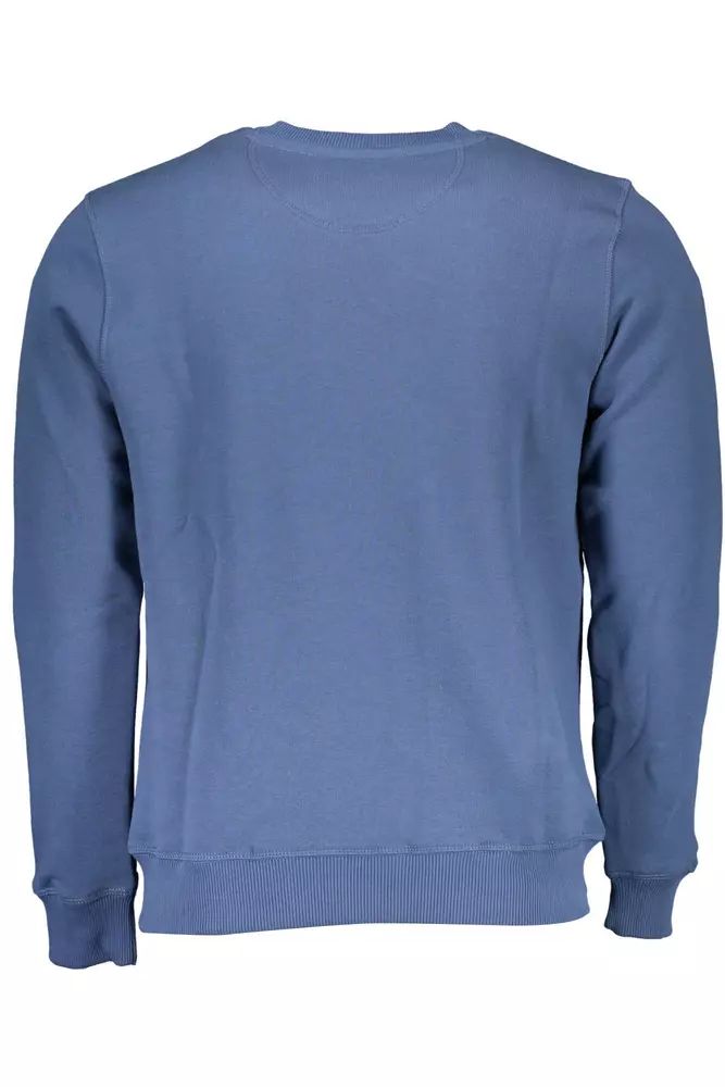 North Sails Chic Blue Printed Logo Sweatshirt