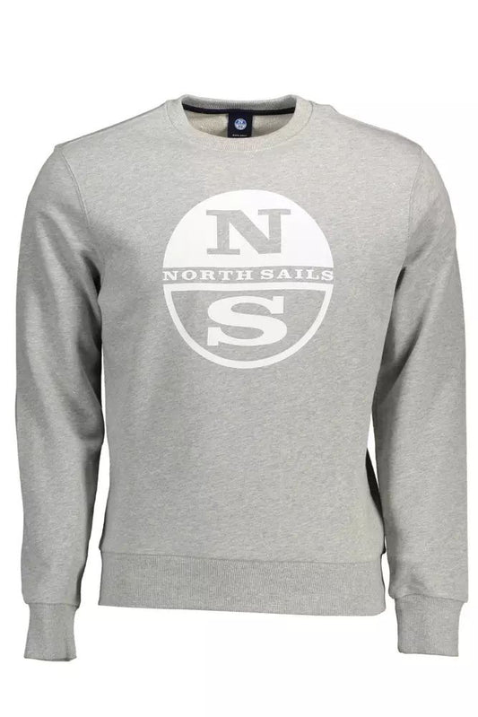 North Sails Elevated Comfort Gray Cotton Sweater