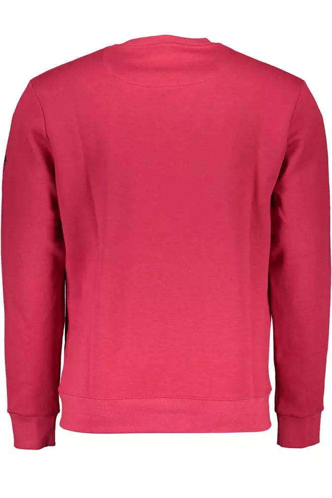 North Sails Pink Round Neck Logo Sweatshirt