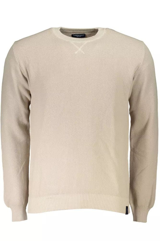 North Sails Chic Beige Organic Cotton Sweater