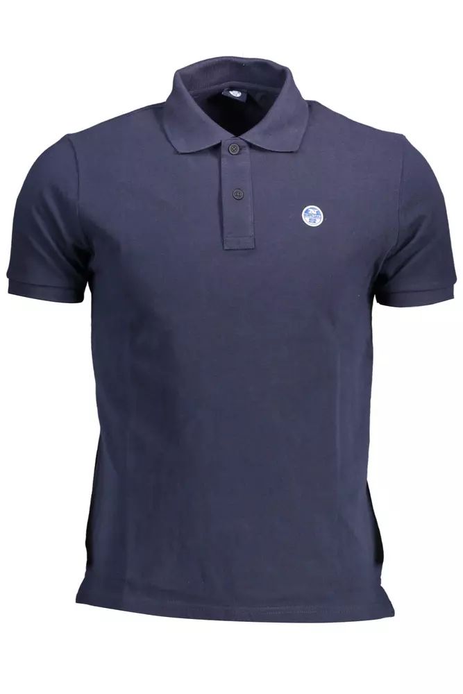 North Sails Classic Blue Cotton Polo Shirt