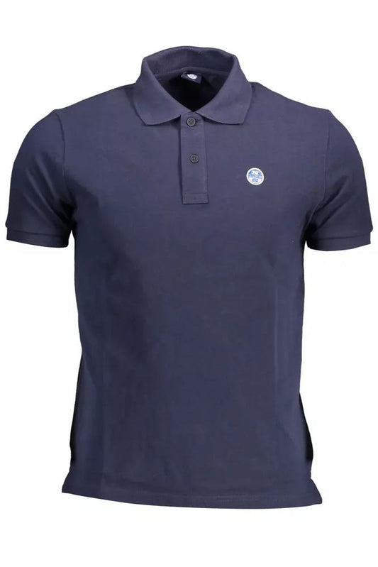 North Sails Classic Blue Cotton Polo Shirt