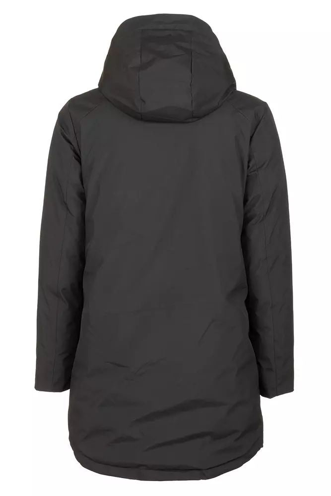 Fred Mello Sleek Men's Tech Fabric Jacket with Hood