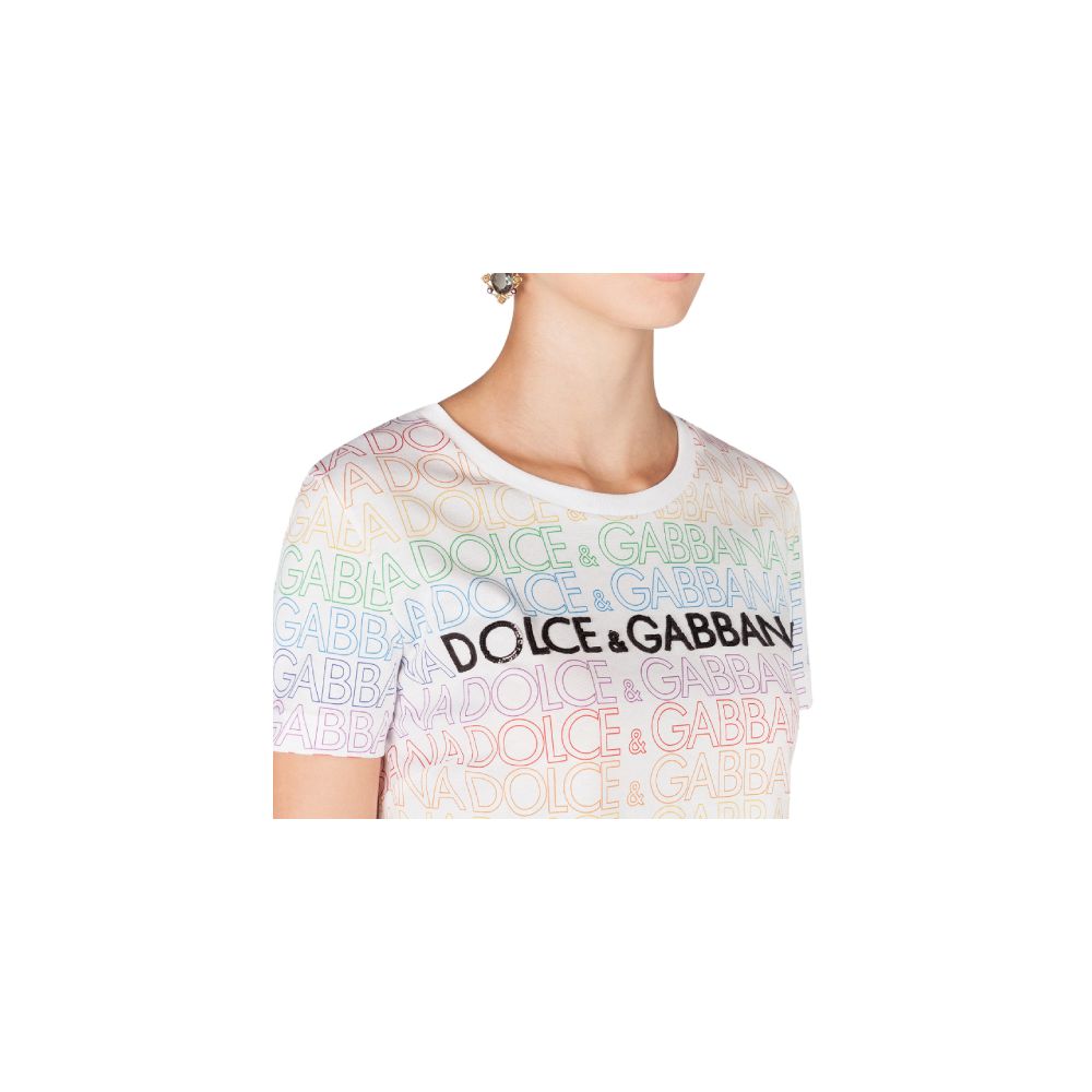 Dolce & Gabbana Sculpted Elegance Cotton Tee