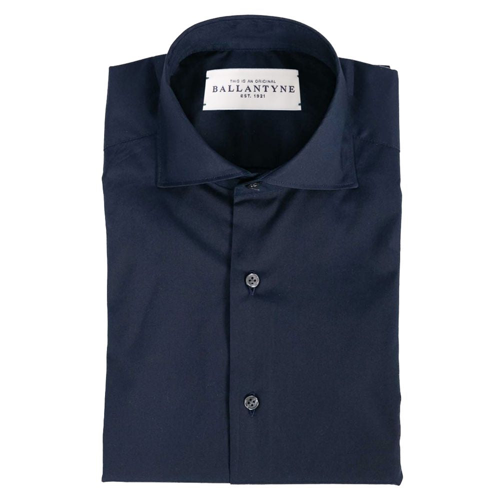 Ballantyne Elegant Spread Collar Cotton Shirt