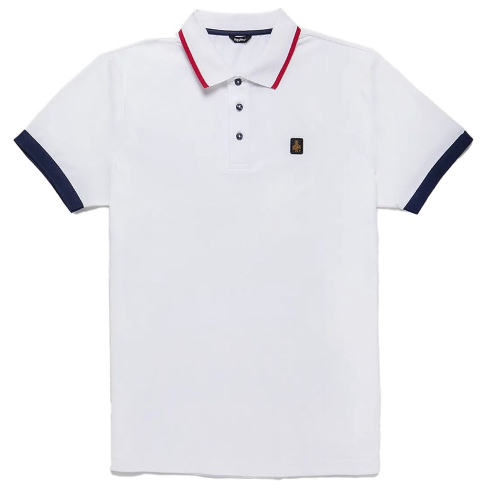 Refrigiwear Contrast Collar Cotton Polo Shirt