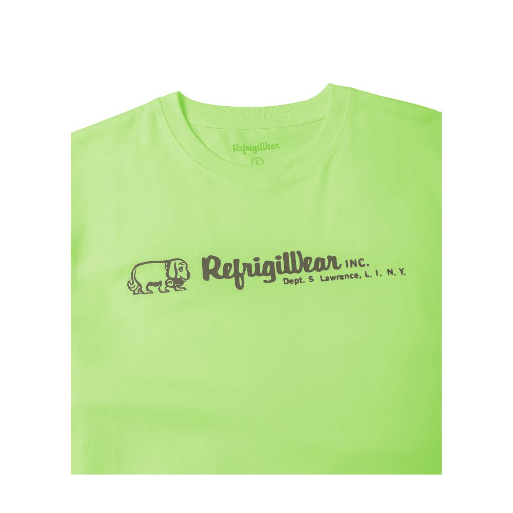 Refrigiwear Classic Green Cotton Crew-Neck Tee