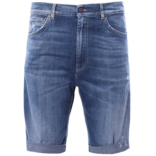 Dondup Chic Washed Denim Bermuda Shorts