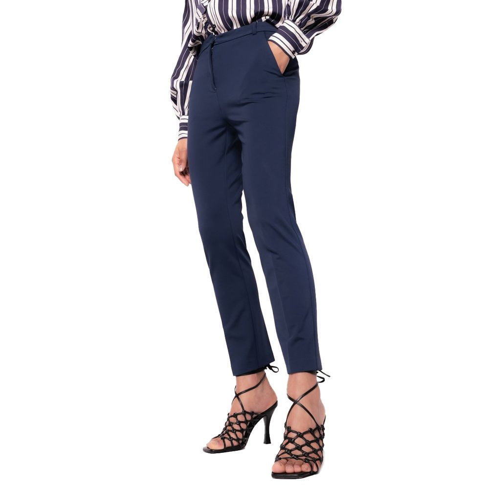 PINKO Chic Scuba Effect Cigarette Trousers