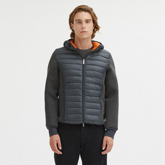 Centogrammi Elegant Grey Goose Down Puffer Jacket