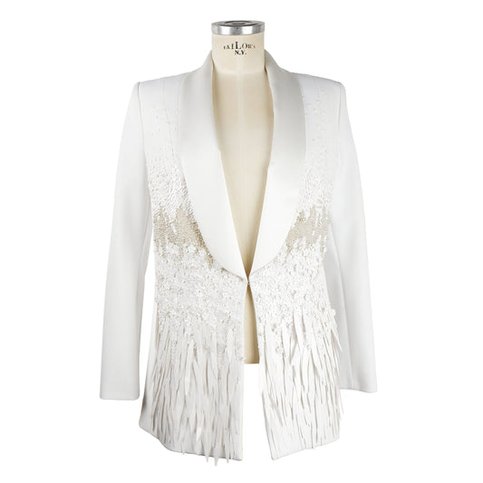 Elisabetta Franchi Sequin Embellished Classic Jacket