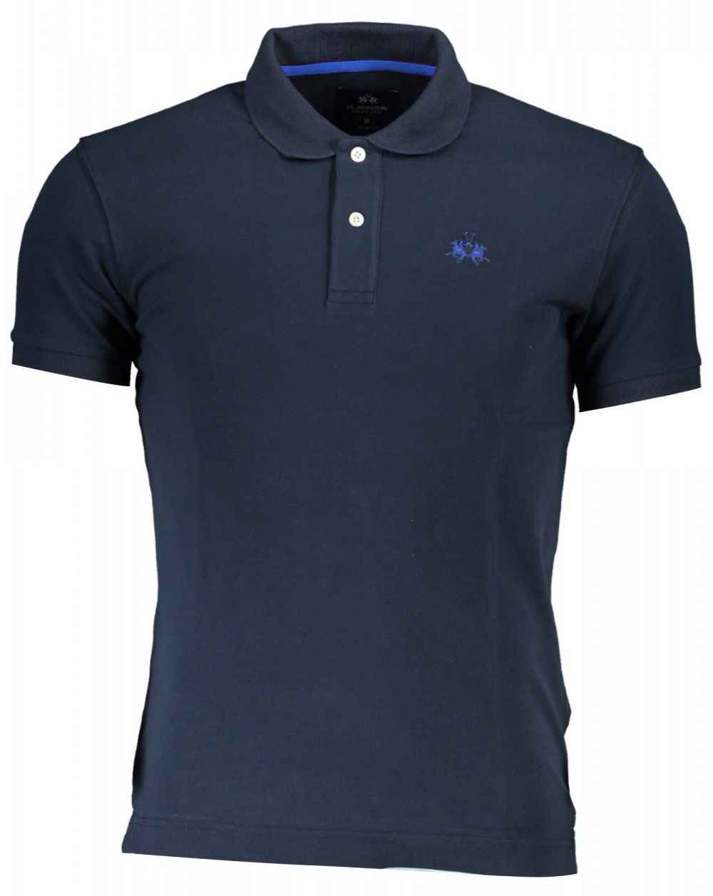 La Martina Elegant Short-Sleeved Polo for Men - Embroidered Logo