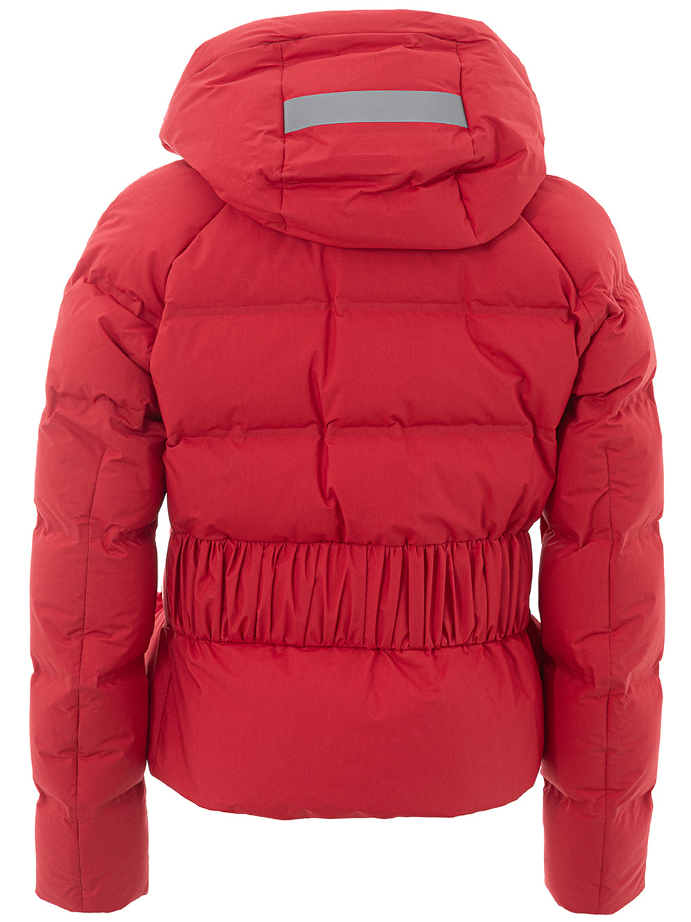 Peuterey Elegant Red Quilted Cotton Jacket