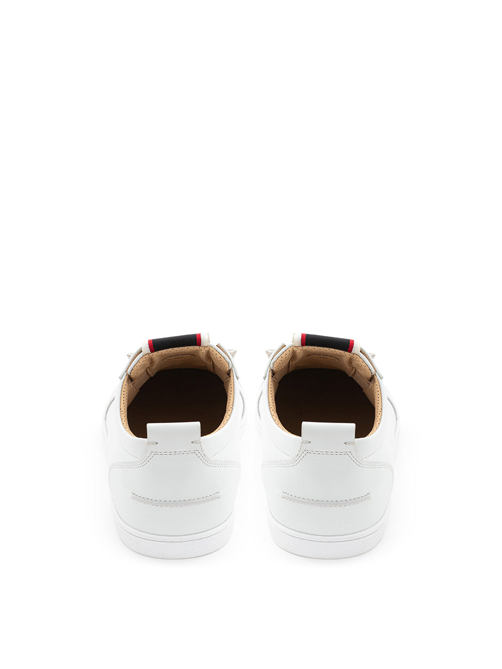 Christian Louboutin Elegant White Leather Sneakers