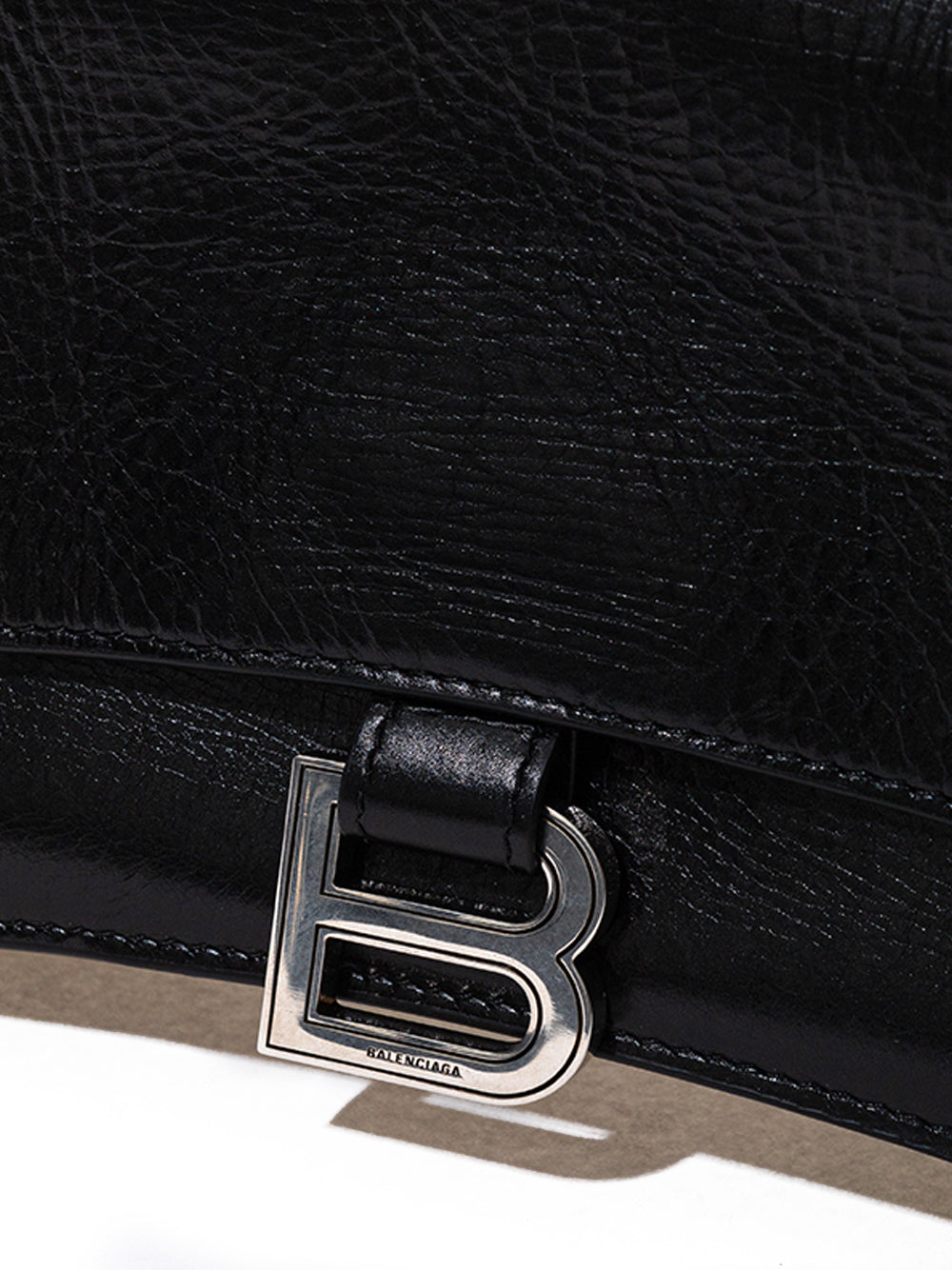 Balenciaga Elegant Black Mini Leather Shoulder Bag