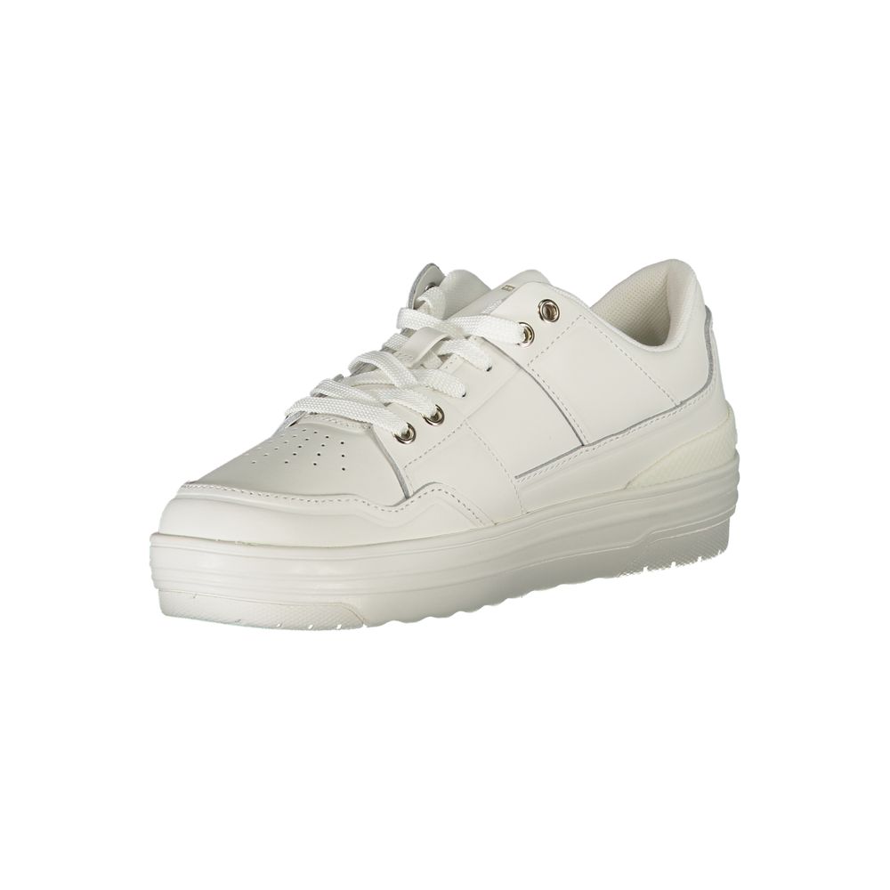 Tommy Hilfiger Classic White Sneakers with Contrast Detail