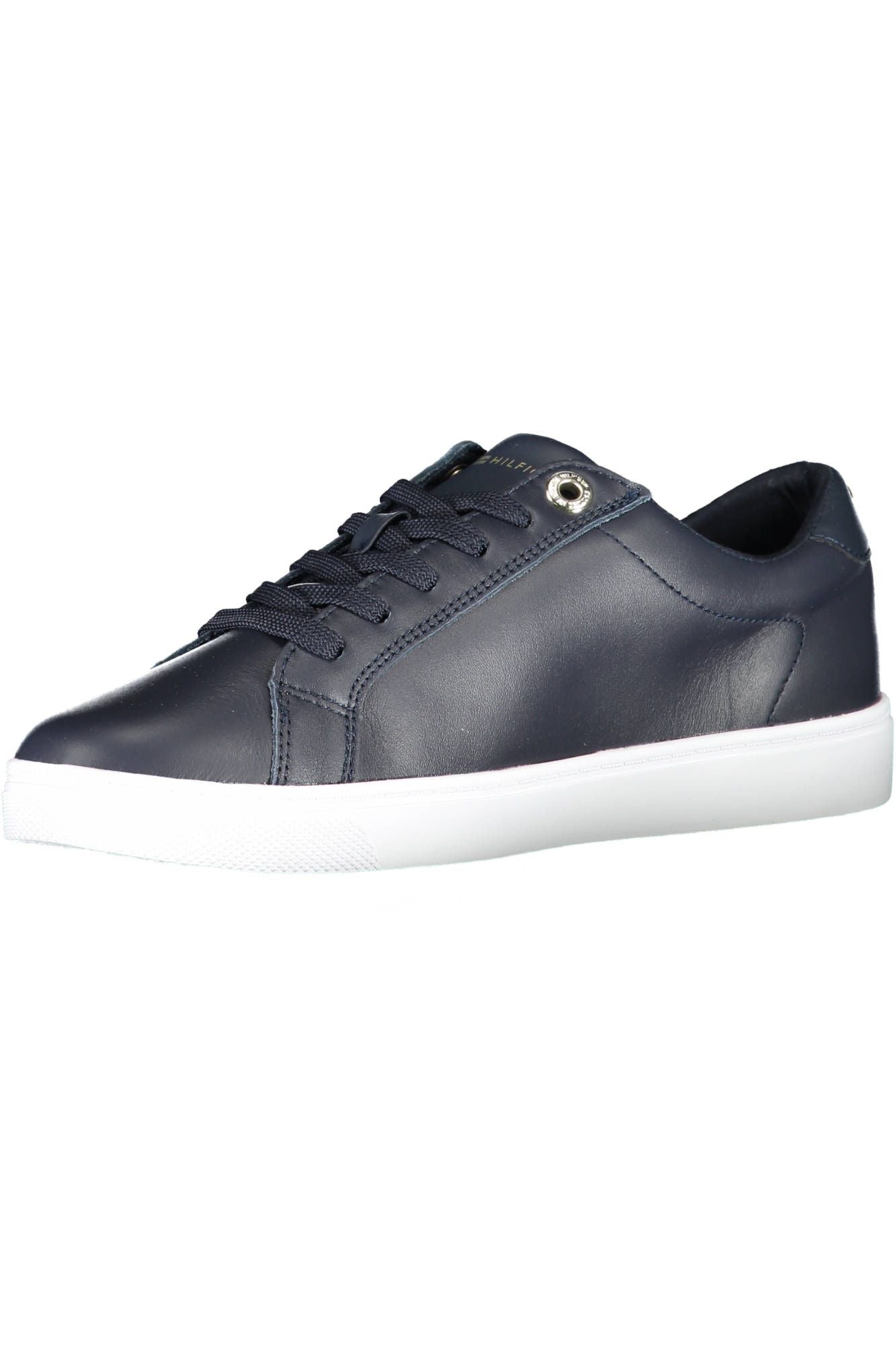 Tommy Hilfiger Chic Blue Lace-up Sneakers with Logo Accent