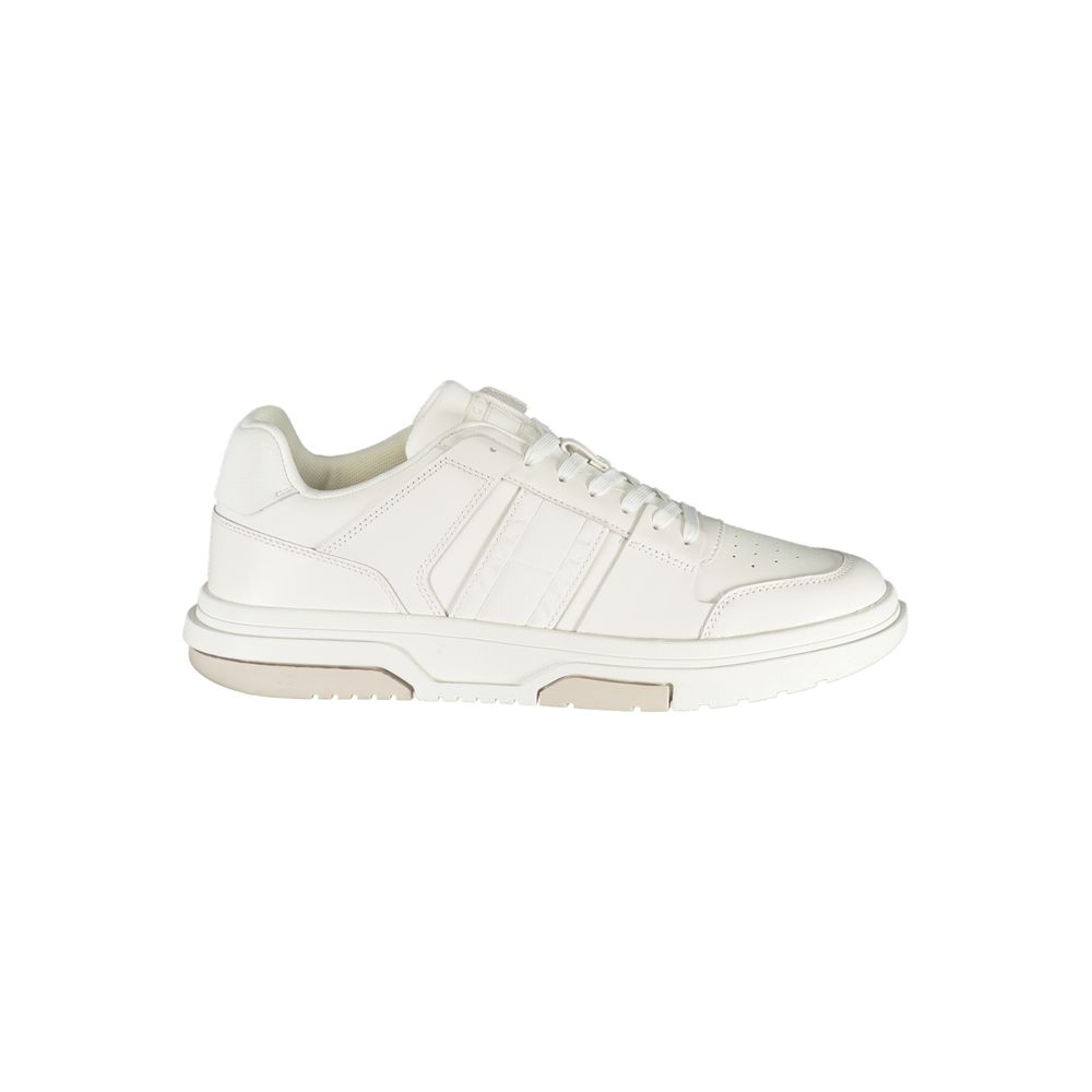 Tommy Hilfiger Contrast Lace-Up Sneakers in White