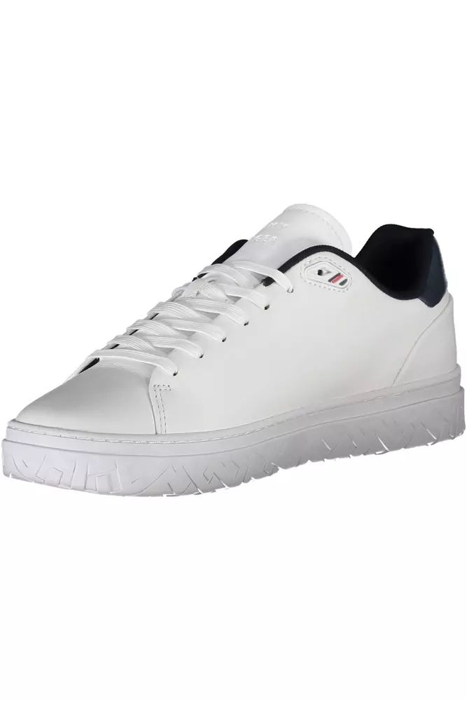 Tommy Hilfiger Eco-Conscious White Sneakers with Logo Detail