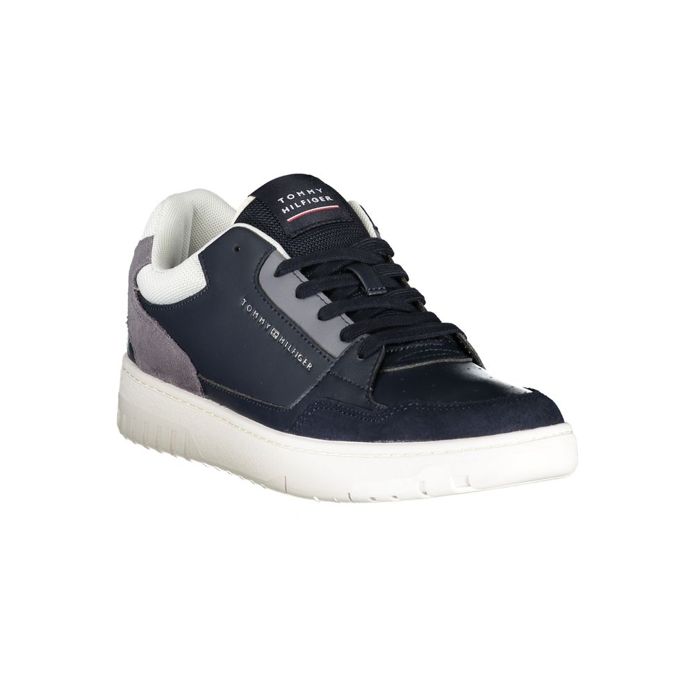 Tommy Hilfiger Blue Contrast Lace-Up Sneakers