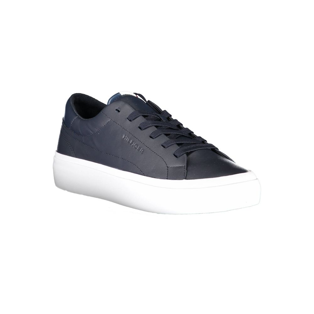 Tommy Hilfiger Eco-Conscious Blue Lace-Up Sneakers