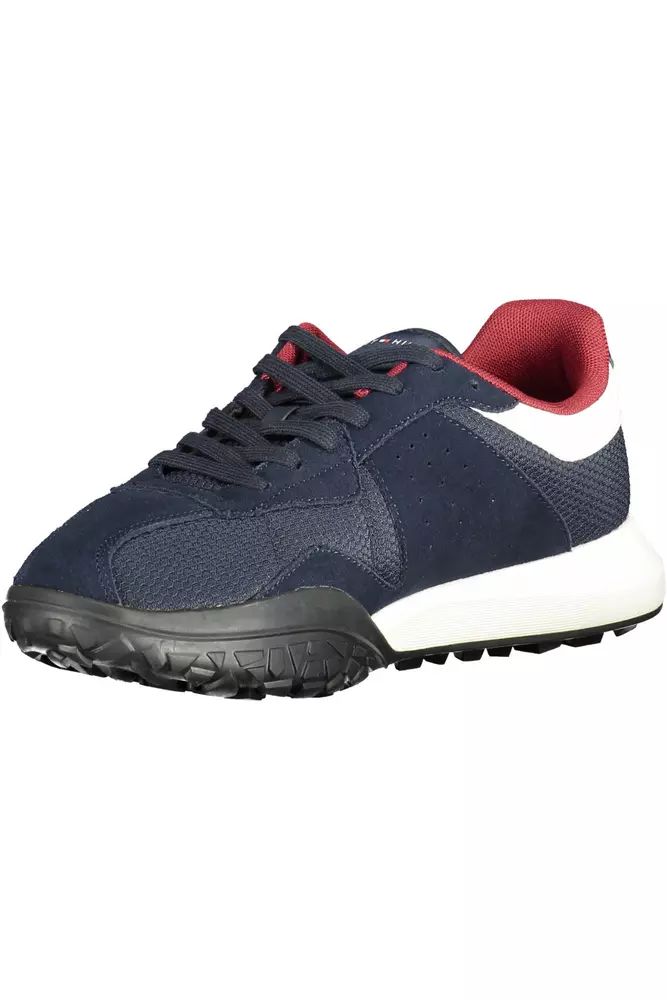 Tommy Hilfiger Sleek Eco-Friendly Blue Sneakers